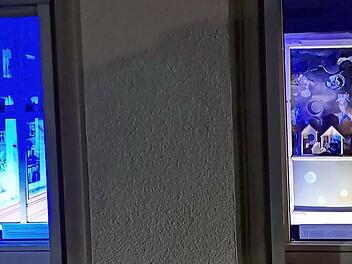 Schaufenster und gut sichtbare Fenster von privaten und &ouml;ffentlichen Geb&auml;uden sind die Plattformen f&uuml;r die Lichtkunst.