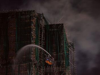 Nach Brand in Hongkong