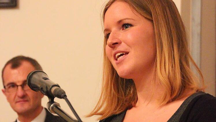 Bei der Ehrung von Patrizia Scheibl. Foto: Marco Meißner