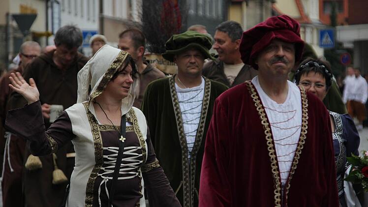 Historischer Festzug durch Kronach. Foto: Marco Meißner