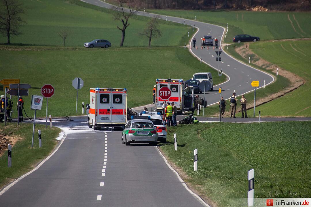 Schwerer Motorradunfall bei Hetzendorf