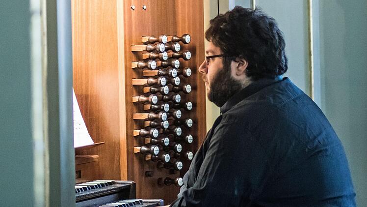 Orgelmeisterkurs in der Coburger Morizkirche: Johann-Ardin LilienthalFoto: Jochen Berger