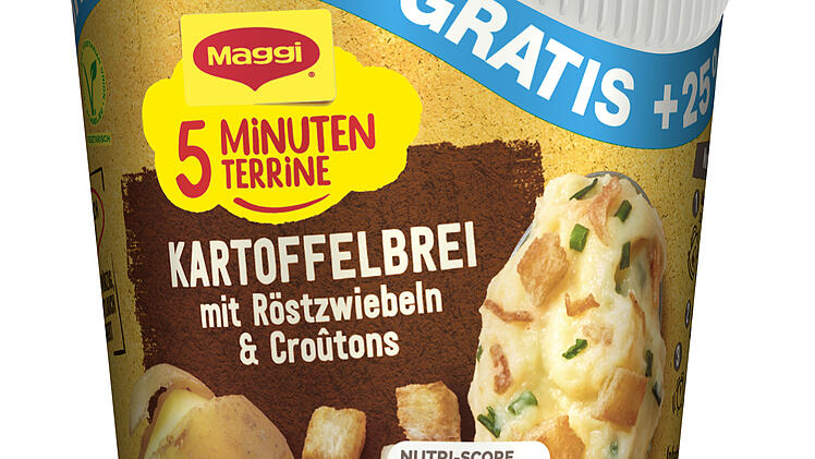 Maggi ruft zwei Sorten 5 Minuten Terrine zurück