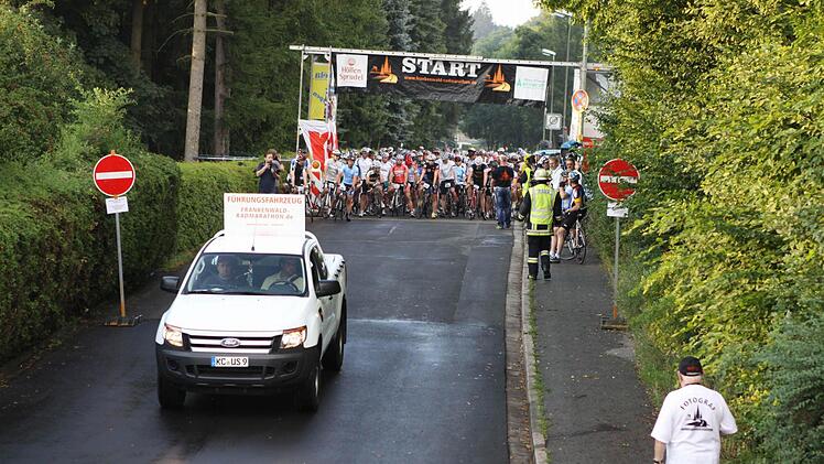 Beim Start am Maxschacht