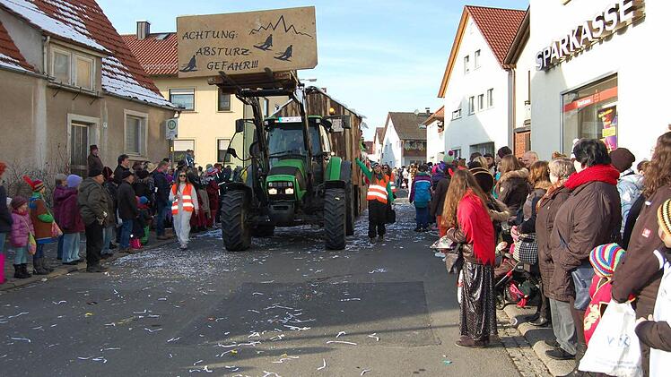 Faschingszug in Thulba  Foto: Günther Straub