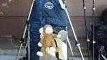 Sein 25 kg schwerer Rucksack hat Alexander Beck den ganzen Weg begleitet. Foto: Beck