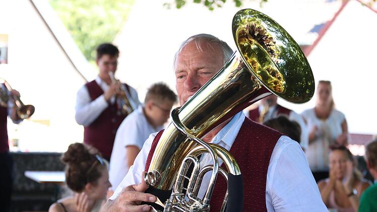 Viel Musik gab es beim kleinen  Wilden Sommer in Wildflecken. Foto Sebastian Schmitt
