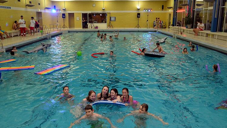 Poolparty in Bad Kissingen. Foto: Peter Rauch