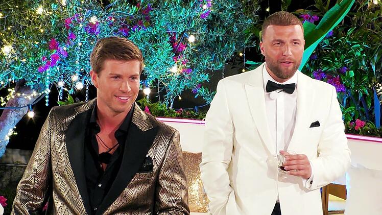 Josh (l.) und Filip wollen bei "Love Island VIP" aufs Ganze gehen