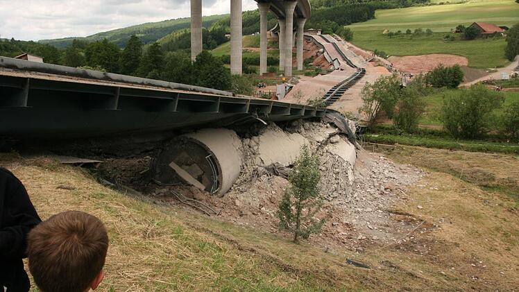 Nach der Sprengung