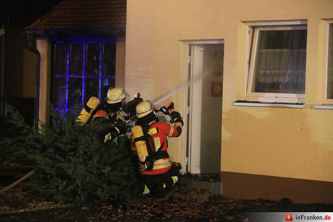 Scheune brennt in Bärnfels