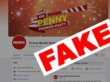 Fieses Fake: Falsche Penny-Seite mit Betrugsmasche auf Facebook