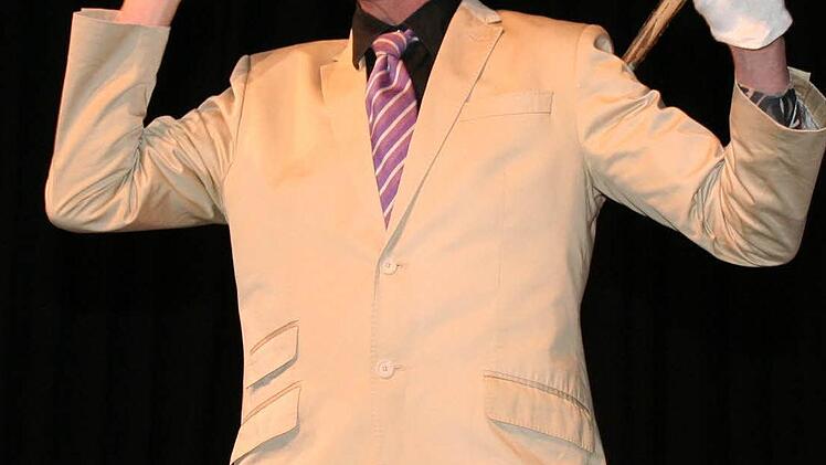 Pantomime Detlef Winterberg kam ohne Worte aus.
