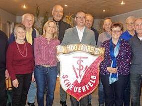 Ehrungen anlässlich der TSV-Hauptversammlung  Foto: Doris Weidner