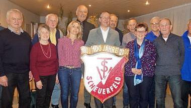 Ehrungen anlässlich der TSV-Hauptversammlung  Foto: Doris Weidner