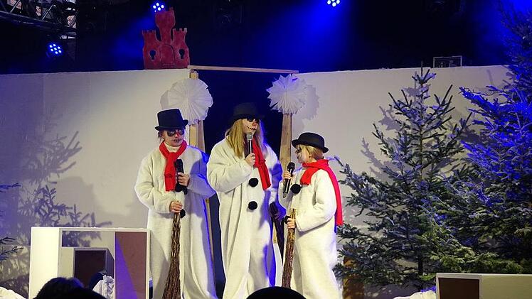 Die drei Schneemänner Eis, Frost und Beule Foto: Heike Schülein