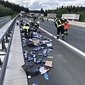 Lastwagenunfall auf der A9