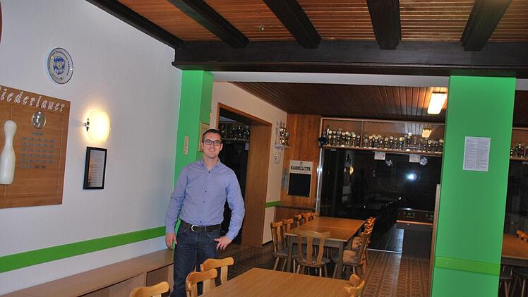 Auf der Kegelbahn der "Kegelfreunde Niederlauer" bleiben künftig im wahrsten Sinn des Wortes "die Lichter aus." Auch das  Vereinsheim, dass 2015 generalüberholt wurde, wird geschlossen.