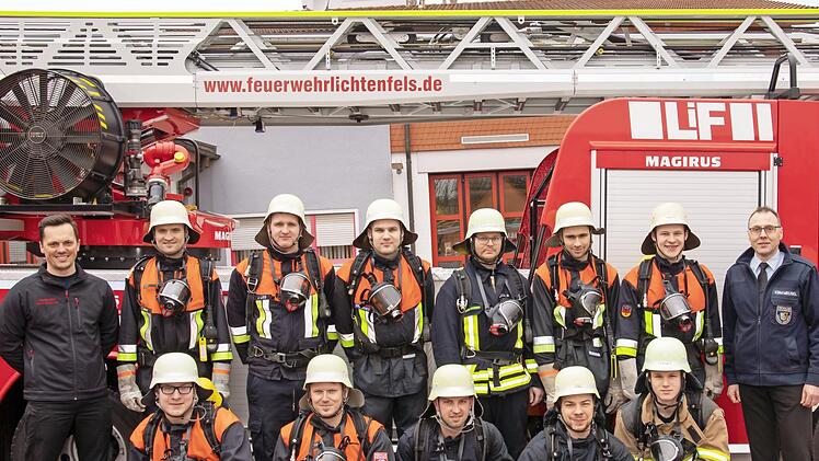 Die neuen Atemschutzträger. Foto: p