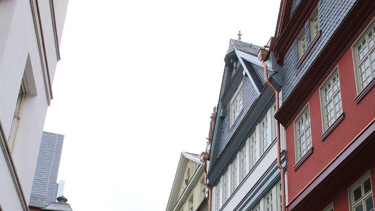 Eindrücke aus der "Neuen Altstadt" zwischen Dom und Römer in Frankfurt. Foto: Ralf Ruppert