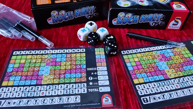 Spiele-Test "Noch mal!": So gut ist das Roll-and-Write der Exit-Erfinder