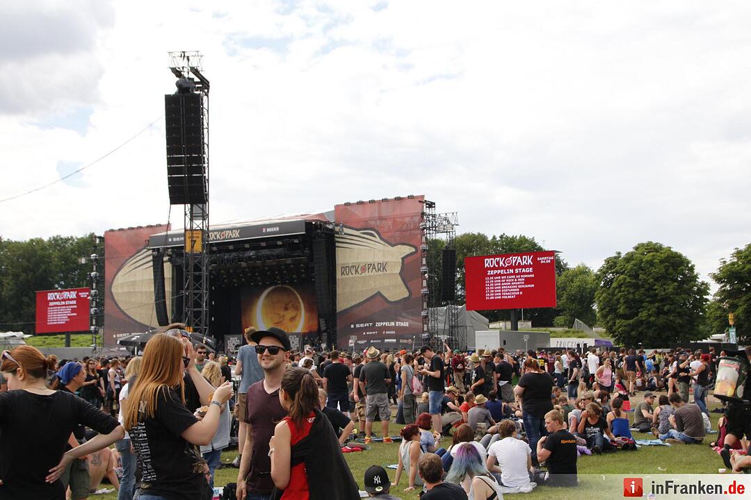Rock im Park 2016 - Das Festivalgelände am Samstag