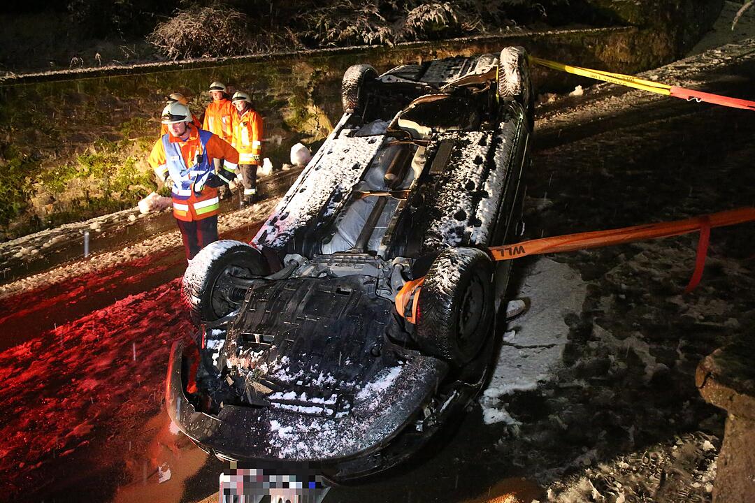 Glätteunfall in Bad Berneck