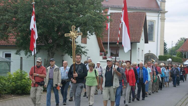 Das Foto entstand bei der 30- Wallfahrt zum Findelberg vor sechs Jahren. Archiv/Hubert Breitenbach