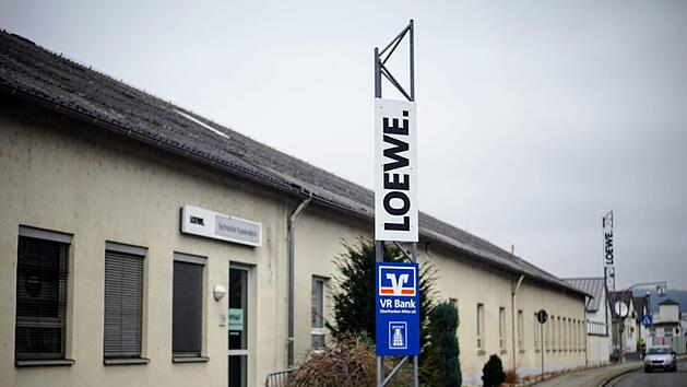 Auf dem ehemaligen Loewe-Gel&auml;nde entsteht das Impfzentrum im Landkreis Kronach. Foto: Bastian S&uuml;nkel