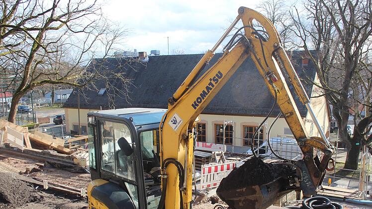 700 Kubikmeter Erdreich mussten ausgetauscht werden und fünf neue Bäume sollen gepflanzt werden, da zwei Bäume weichen mussten.