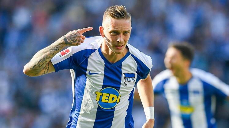 Er gehört zu den teuersten fränkischen Profis der 1. und 2. Bundesliga: Marius Wolf von Hertha BSC. Tom Weller, dpa