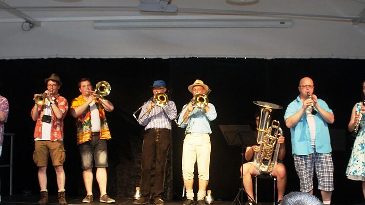Herzblut-Musiker mit trockenem Humor sorgten für ein gelungenes Benefizkonzert.