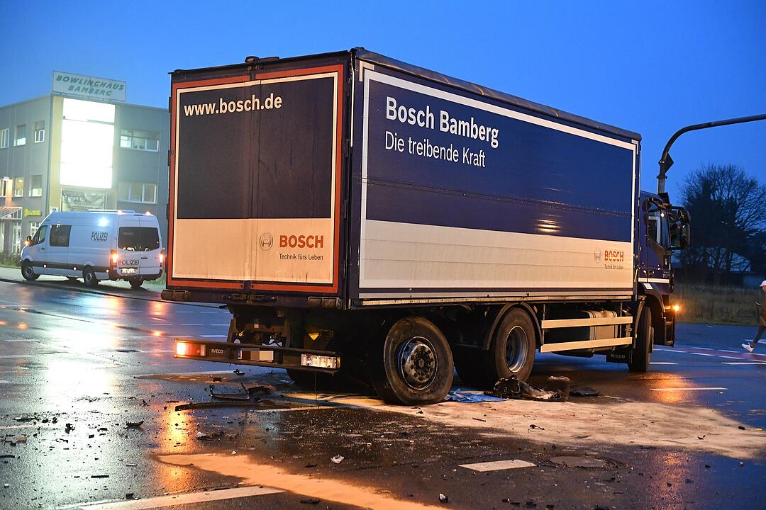 Schwerer Unfall auf dem Berliner Ring in Bamberg