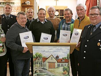 Ehrungen standen bei der Freiwilligen Feuerwehr Schossaritz auf dem Programm.