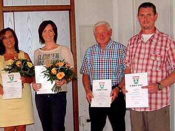 Seit langem für Knetzgau aktiv sind Margit Mahr, Sybille Geheeb, Rudolf Schnös und Bernd Lang. Foto: privat