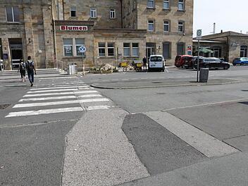 Der Bahnhofsvorplatz hat sicher Verschönerungspotenzial. Foto: Barbara Herbst