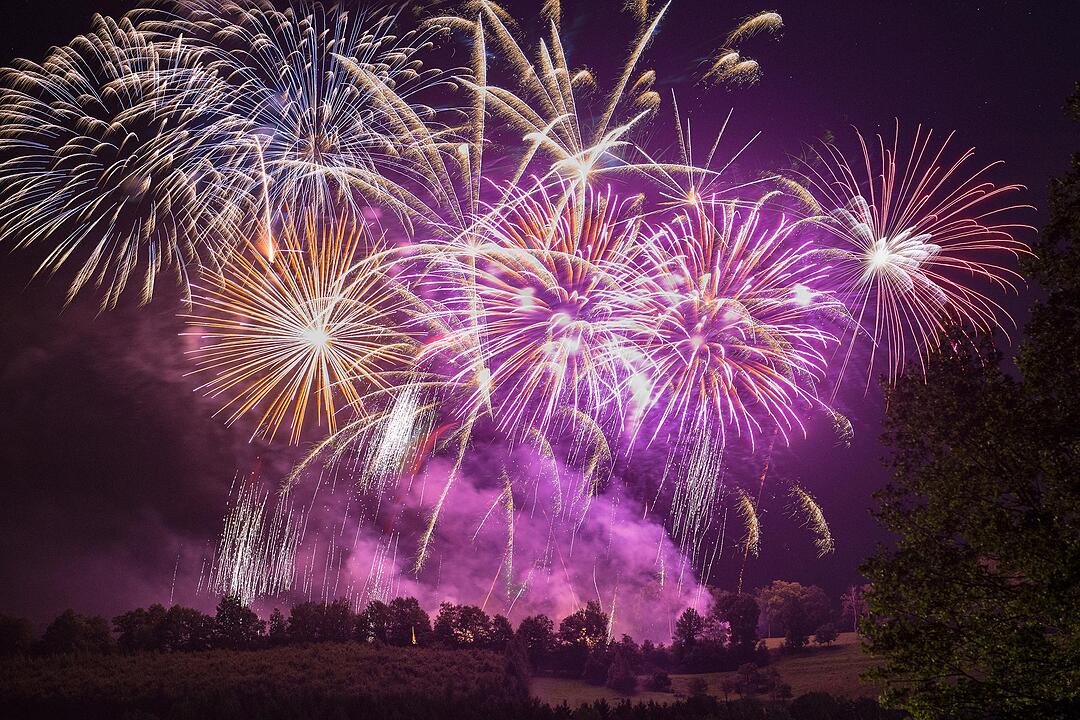 Brillantfeuerwerk zum Kronacher Freischießen