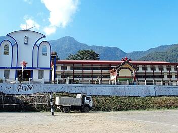 Die Weisendorfer Partnerschule in Sechü Zubza wurde zum Covid-19-Pflegezentrum.