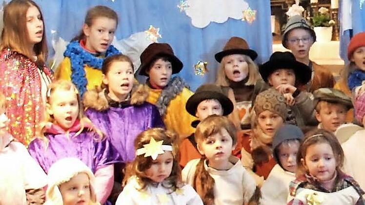 Die Schauspieler bei der Probe