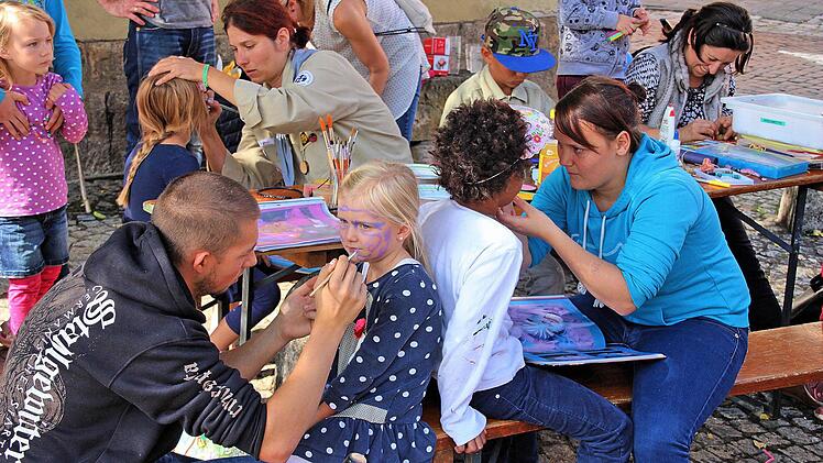 Kinderfest auf dem Anger.Foto: Dieter Britz