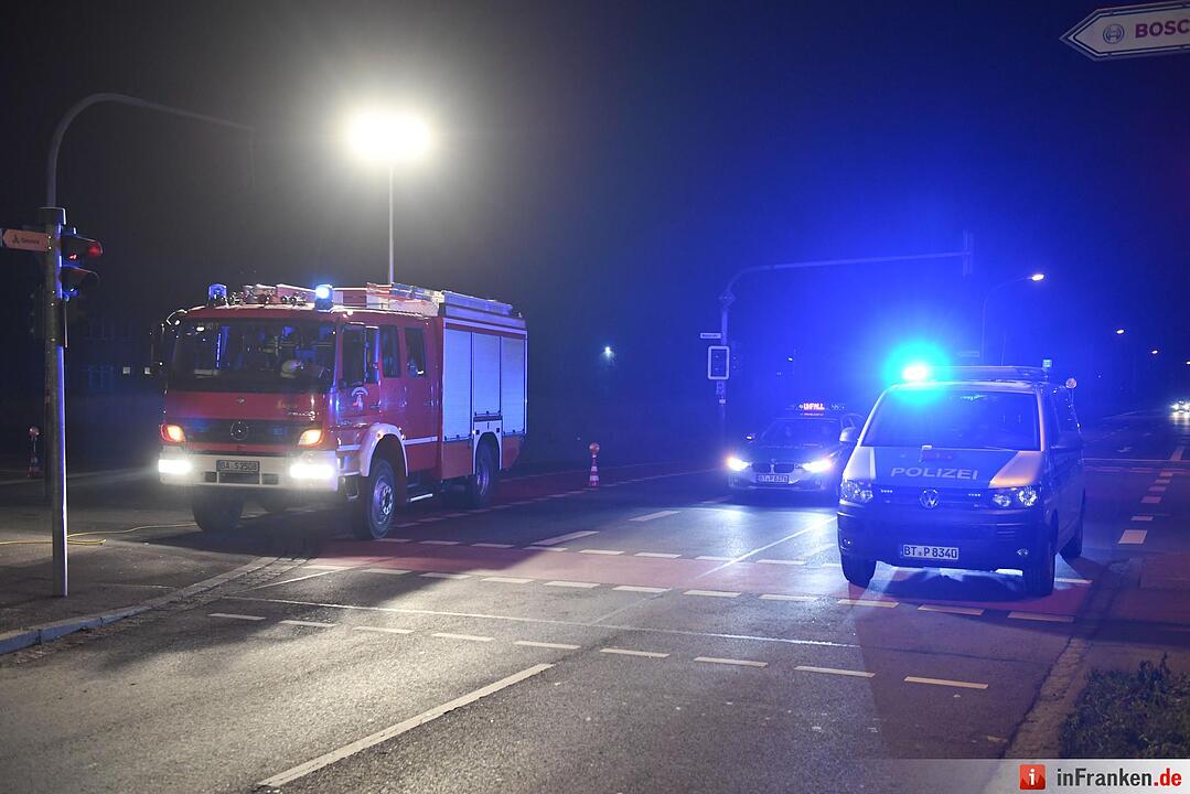 Fußgänger in Bamberg von Auto erfasst