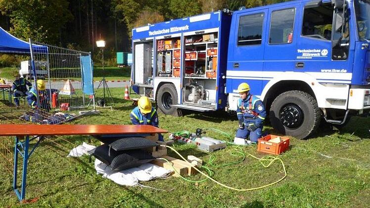 Impressionen vom THW-Wettkampf. Foto: Haju Badura