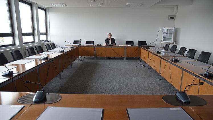 Sogar ein ganz ordentlicher Sitzungsraum fand im "Interimsrathaus" Platz.Rainer Lutz