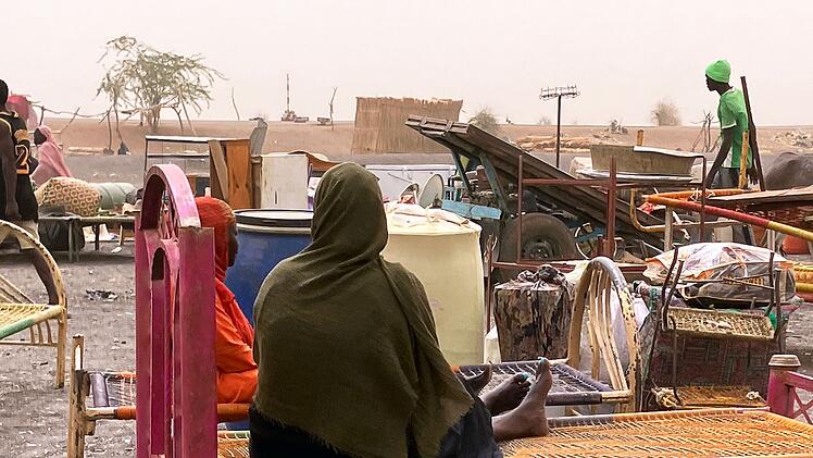 Flüchtlinge aus dem Sudan