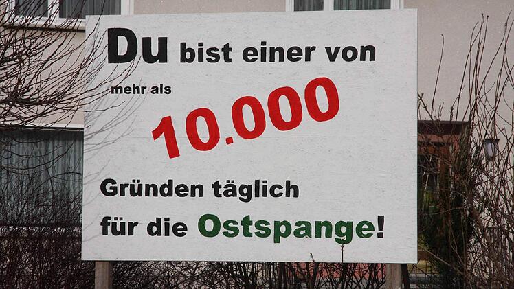 In Gosberg setzen sich die Menschen schon seit längerem für die Ostspange ein. Foto: FT/ Archiv