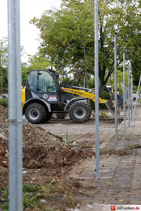 Die Arbeiten für das Balkanzentrum in Bamberg laufen.