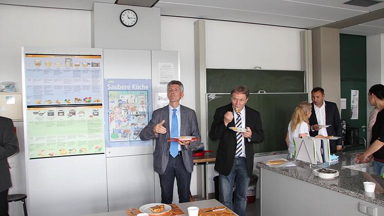In der Schulküche der Berufsschule  Foto: Friedwald Schedel
