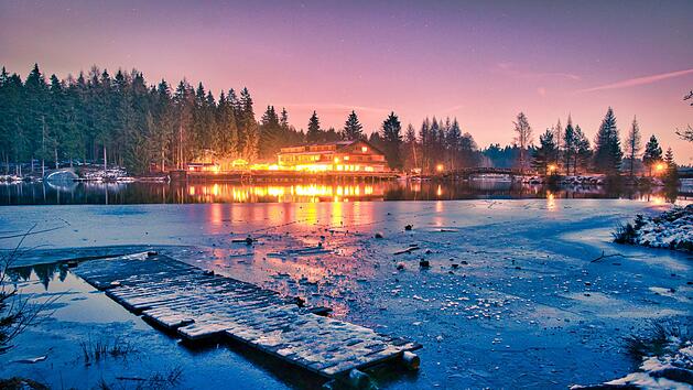 Fichtelsee, Franken, Ausflug, Fränkisch, Winter, Winterausflug, See, Gefroren, Winterausflug