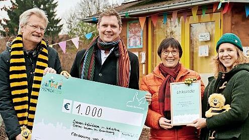 &bdquo;MitMachKlima&ldquo;-Kleinprojektpreis f&uuml;r die Initiative Bienen-leben-in-Bamberg.de.