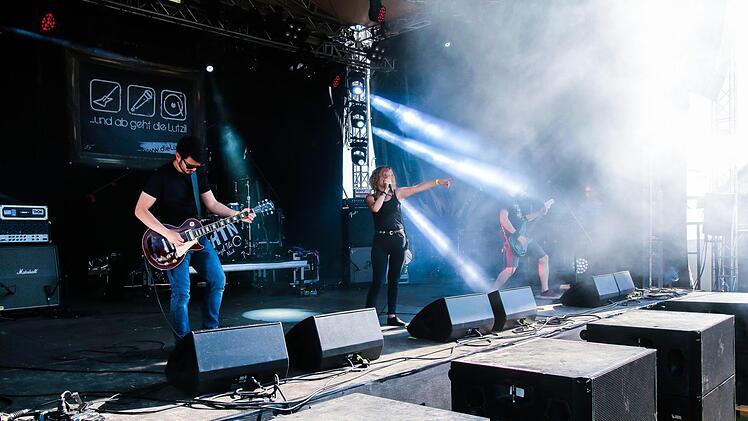 Es hat mehrere Jahre gedauert, jetzt hat es endlich geklappt: Rick Tick Evil live in Rottershausen. Foto: Lukas Veth